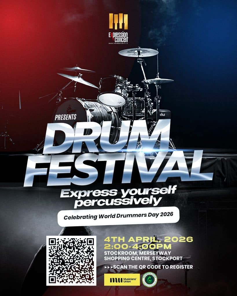 Greater Manchester Drum Festival poster